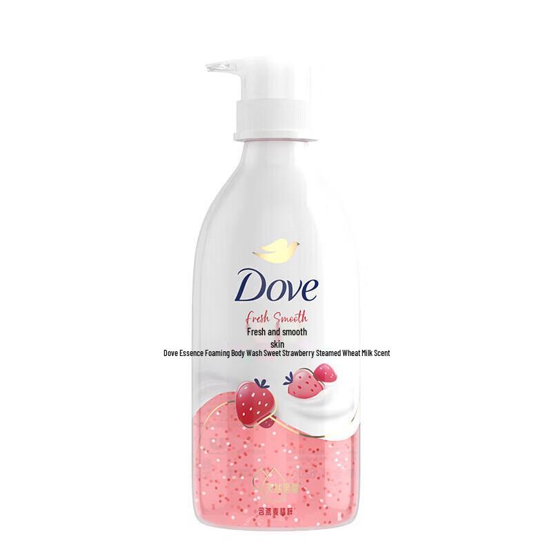 Гель для душа Dove «Сладкая клубника» с овсяным молоком