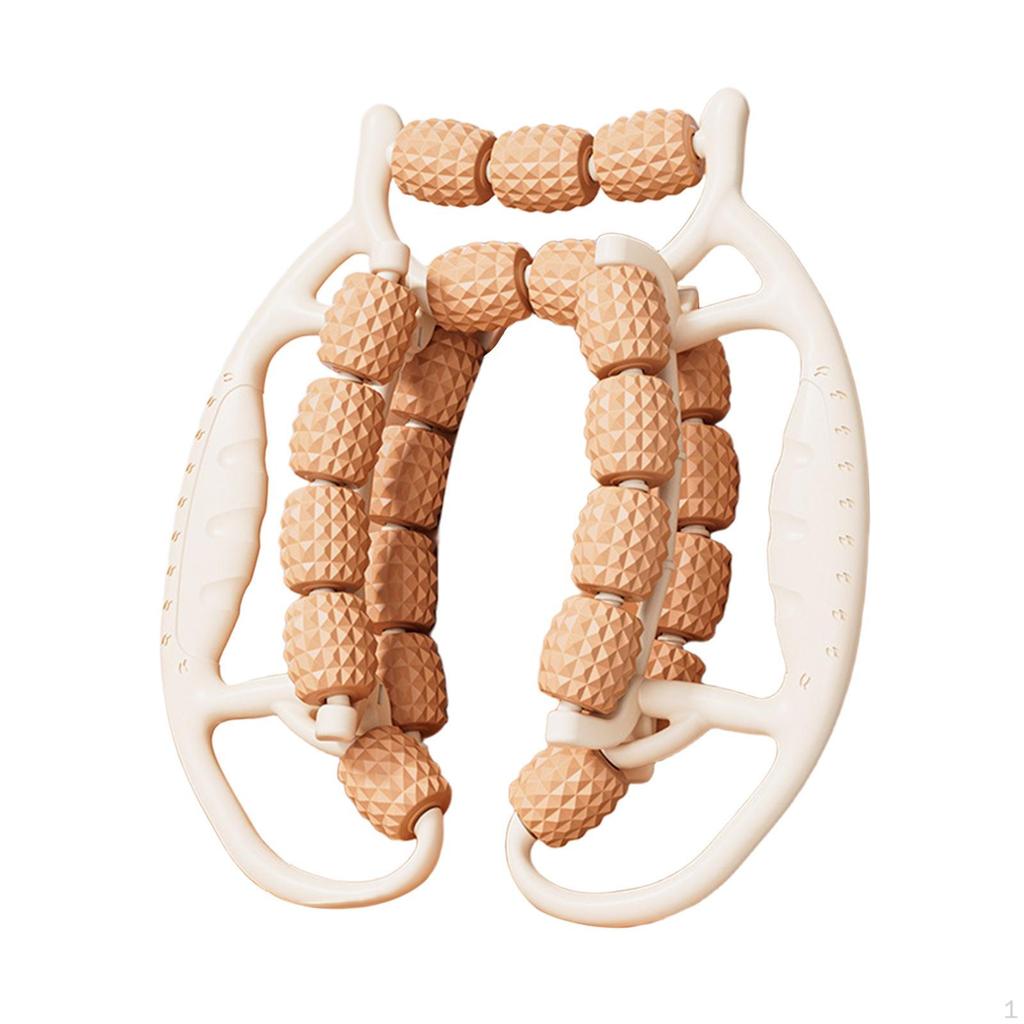 Massage Roller 23 Wheels Circular Leg Clamp Muscle Relaxer for Elbow Thighs Legs