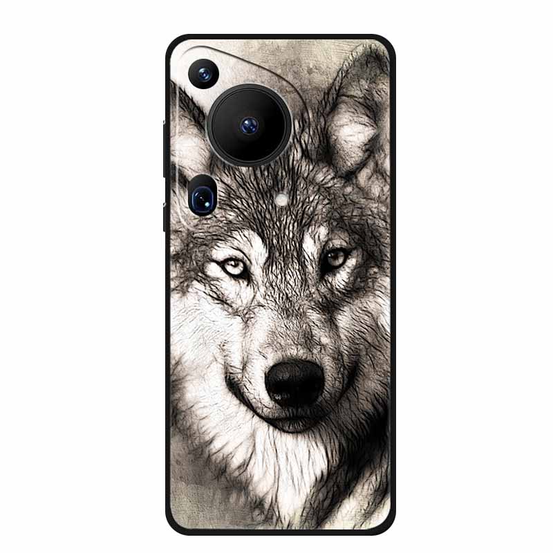 For Huawei Pura 70 Ultra Case 70Ultra Black Silicone Soft Back Cover Case For Huawei Pura 70 Ultra Phone Case Cover Pura70 Ultra