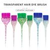 Профессиональная кисть для краски для волос, пластиковый кристалл, аппликатор для окраски волос, щетки, расческа, парикмахерские инструменты для окрашивания, аксессуары для укладки волос в салоне