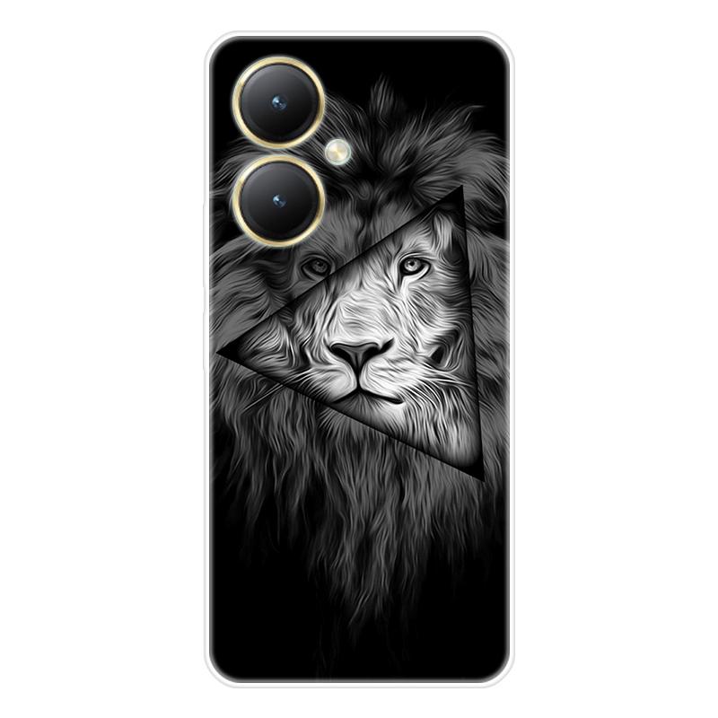 Для Vivo Y27 4G Y 27 5G чехол Мягкая силиконовая задняя крышка Чехол для телефона с рисунком из мультфильма Разнообразие