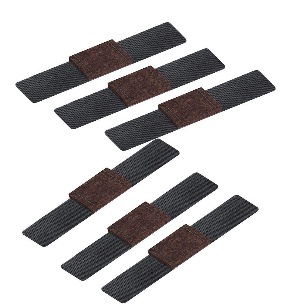 Glides Durable U Shaped Non-slip Anti-front Tilt Damper Stool Tube Caps Pipe Clamp Chair Leg Pad