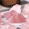100 г Натуральный Минерал Розовый Кварц Кристалл Розового Кварца Необработанный Камень Камень для Ароматерапии Благовония Украшения для Дома