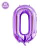 Мультяшная звезда Dailu Balloon Столовая посуда Фиолетовая тематика Девушка День рождения Украшения Цифровые украшения из воздушных шаров