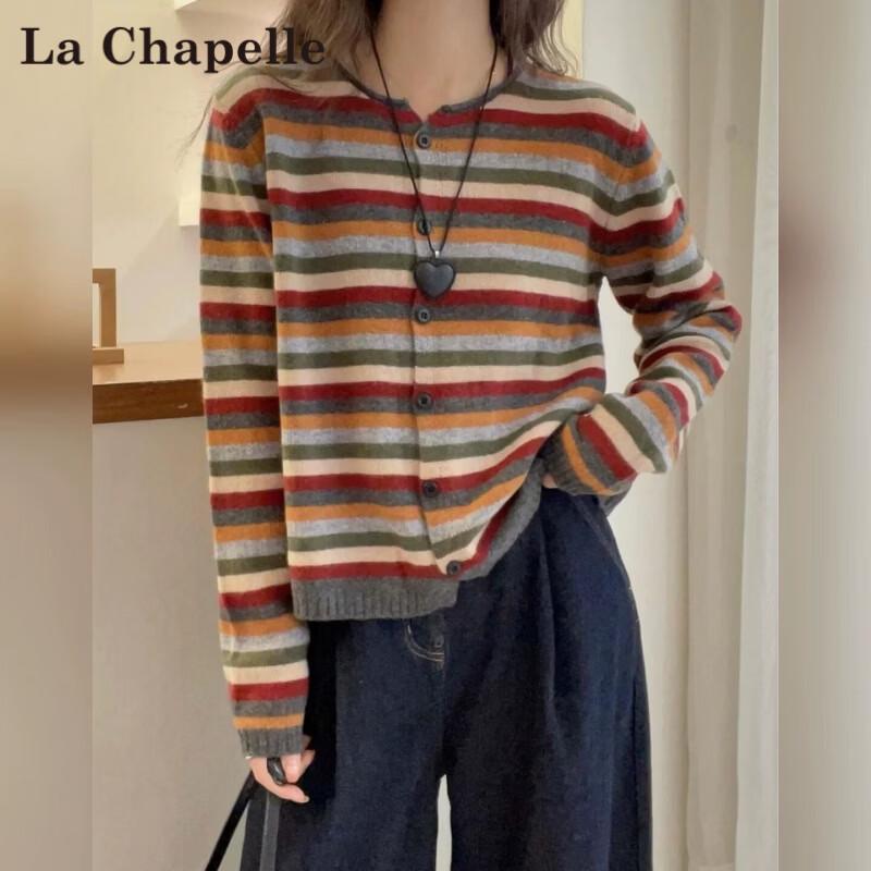 La Chapelle Korean-Style Short-Sleeve Polo Sweater
