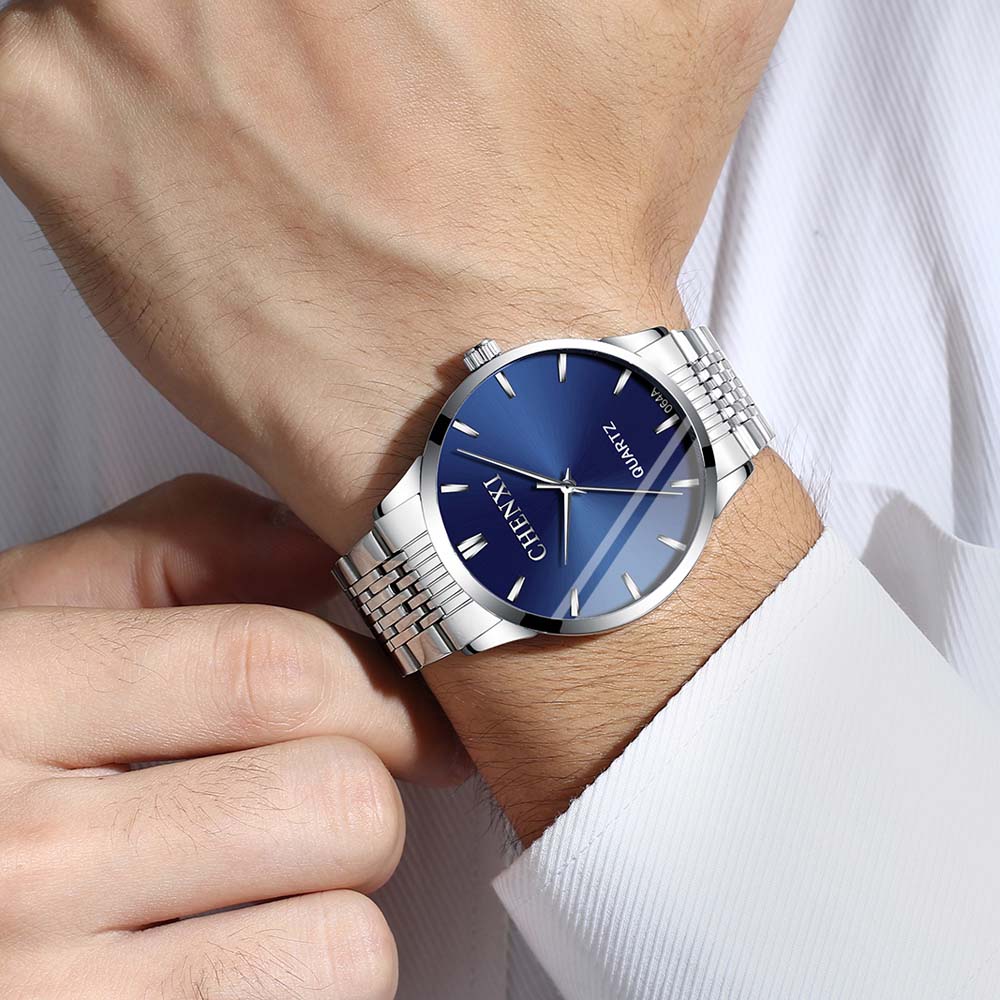 CHENXI Men's Minimalist Quartz Watch Business Water-Resistant Men's Wristwatch Male Clock reloj hombre relogio masculino