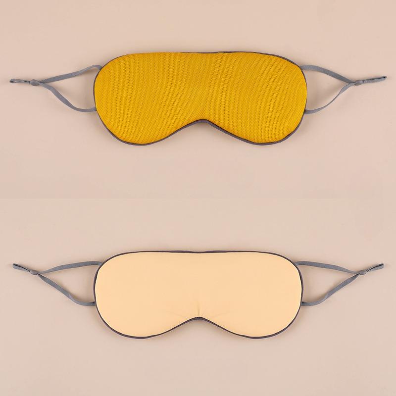 Маска для сна, маска для сна, маска для перерыва на обед, дышащая, бесшовная, теплая и прохладная, двухсторонняя маска для глаз из ледяного шелка