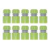 10pcs G1/2 Thread Gardening Water Hose Quick Connector Nipple Kit Water Pipe Irrigations Thread