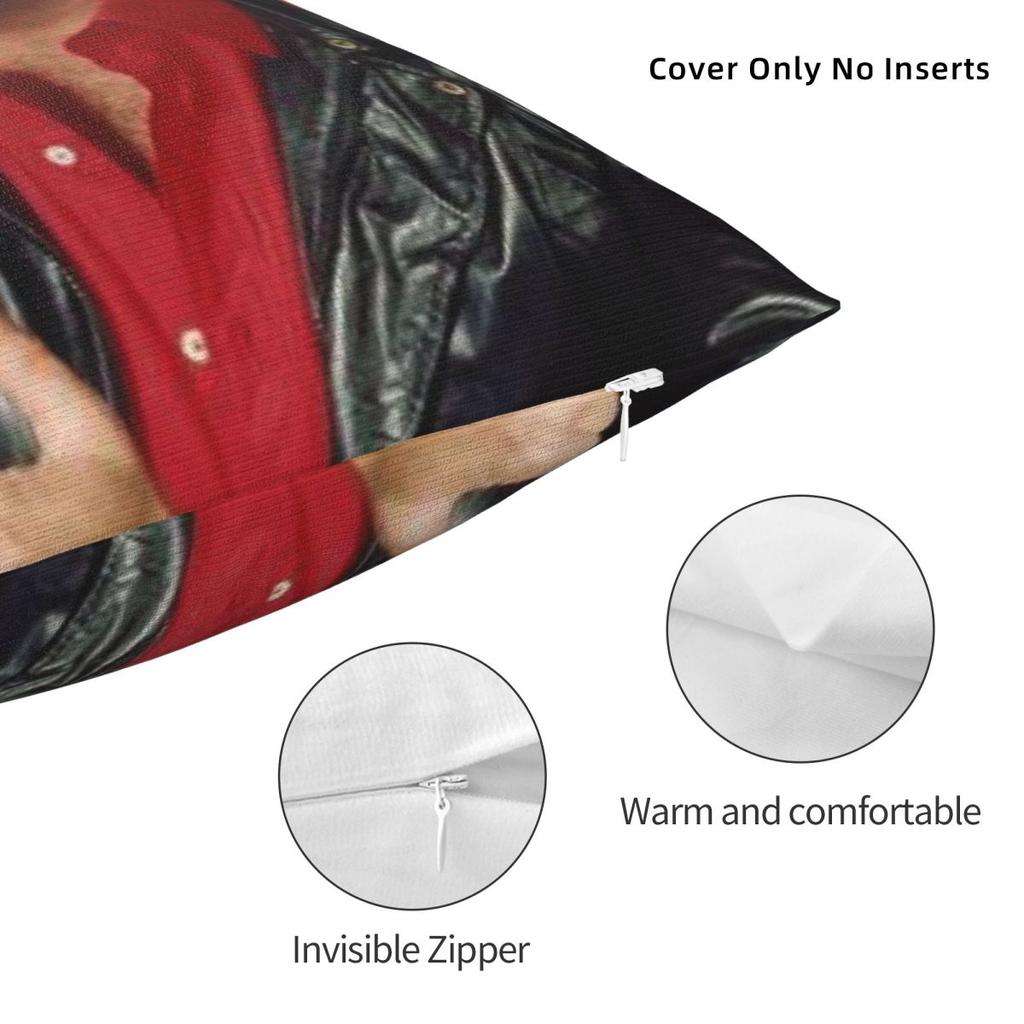 Дэвид Хассельхофф Квадратная наволочка Полиэстер Лен Бархат Креативный Декор на молнии Наволочка для подушки Подушка для дивана 18"