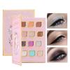Пластина Ретро Многоцветная Портативная 12 цветов Макияж глаз Макияж Блеск Палитра теней для век