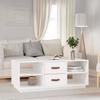 VidaXL Coffee Table White 100x50x41 Cm Solid Pine Wood 818271