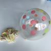 10pcs 12 Inch Clear Transparent Latex Polka Dots Balloons Wedding Birthday Balloons Decoration