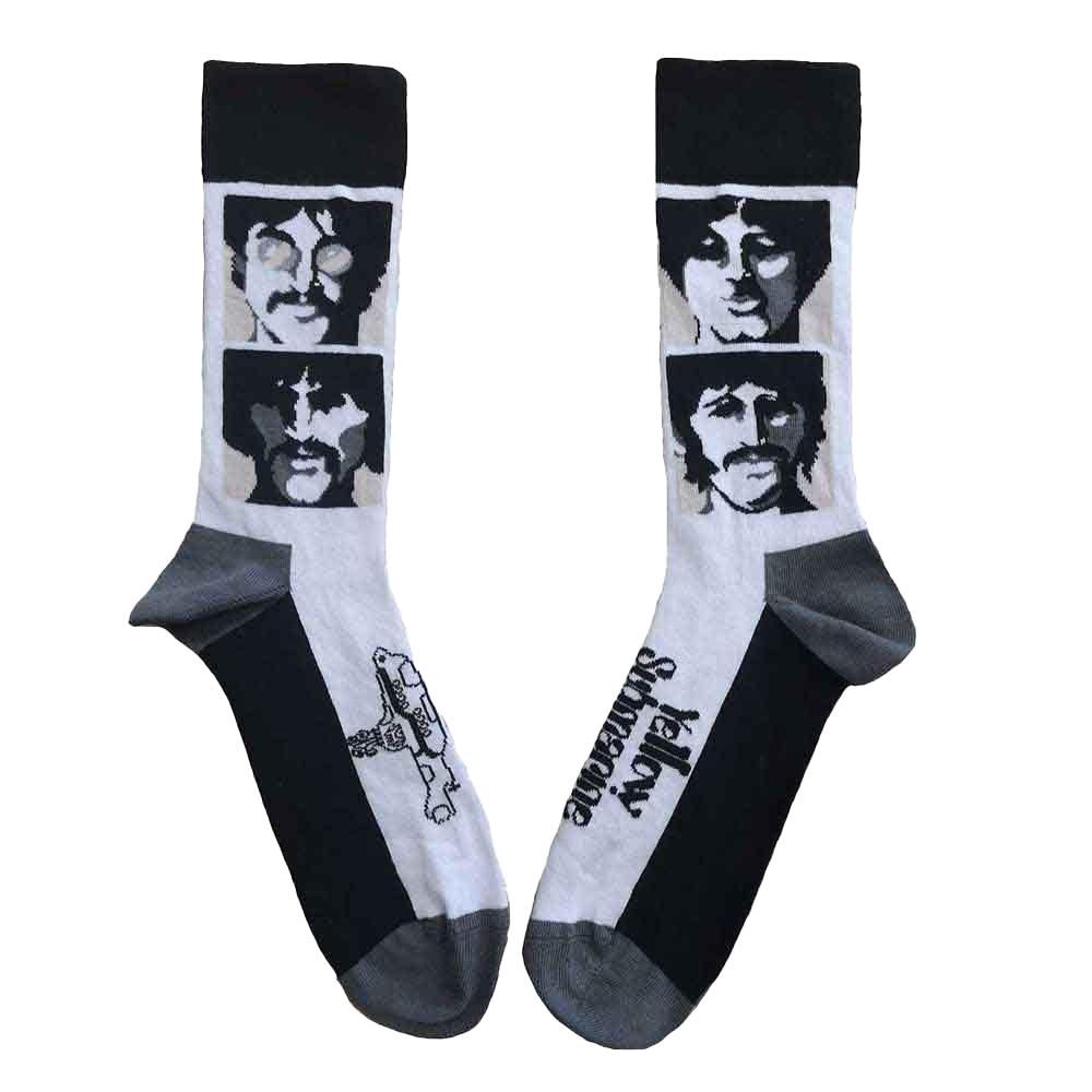 The Beatles Unisex Adult Sea Of Science Faces Ankle Socks