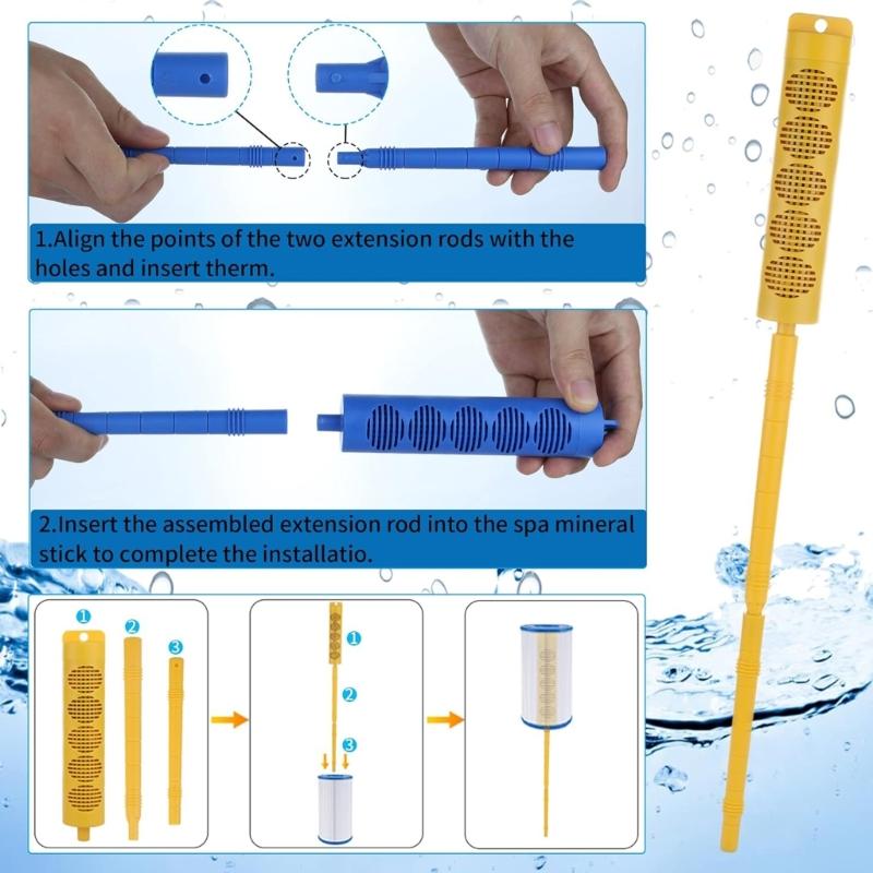 Plastic Pool Filter Stick Kitchen Sink Filter Swimming Pool Purifications Water Filter Functional Filter for Summer Pool