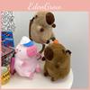 Backpack Baseball Capybara Cute Cartoon Stuffed Doll Backpack Soft Guinea Pig