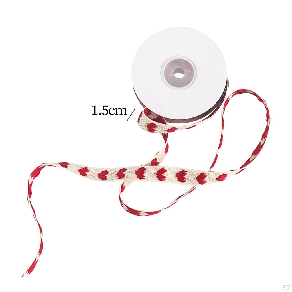 Valentines Day Ribbons Wrapping Embellishments Sewing Ribbon Love for Gift Packaging