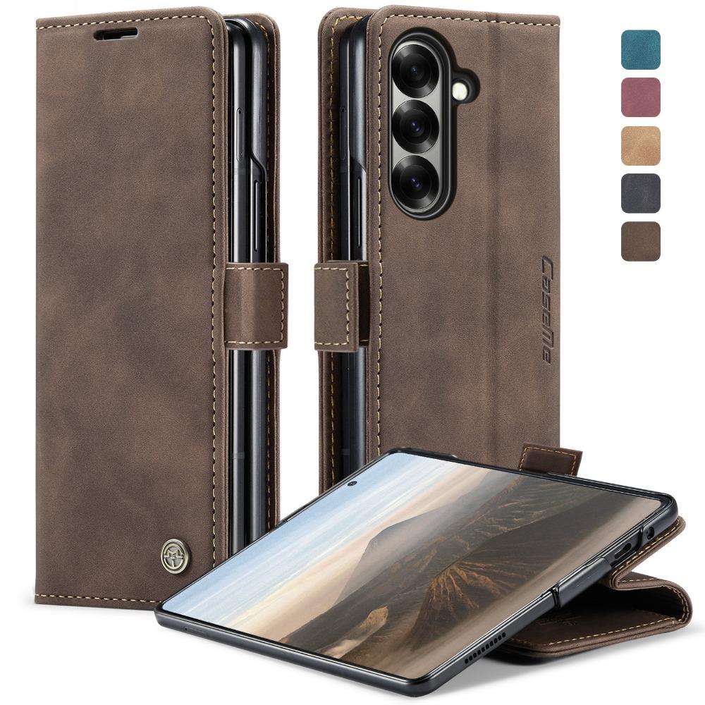 Для Samsung Galaxy Z Fold 7 5G 2025 Складной кожаный чехол-книжка с кошельком и отделениями для карт Funda Samsung Z Fold7 6 5 4 Fold5 ZFold6 Обложка-книжка
