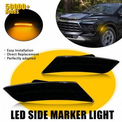Передние оранжевые светодиодные габаритные огни Для -2024 Chevy Blazer/17-24 Cadillac XT5