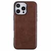 Bojue-3 Series For iPhone 16 Pro Case Leather Coated PC+TPU Anti-Scratch Protective Cover