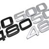 480 500 big digital mark car stickers for Volvo truck national five door label number car accessories rear trunk refit emblem