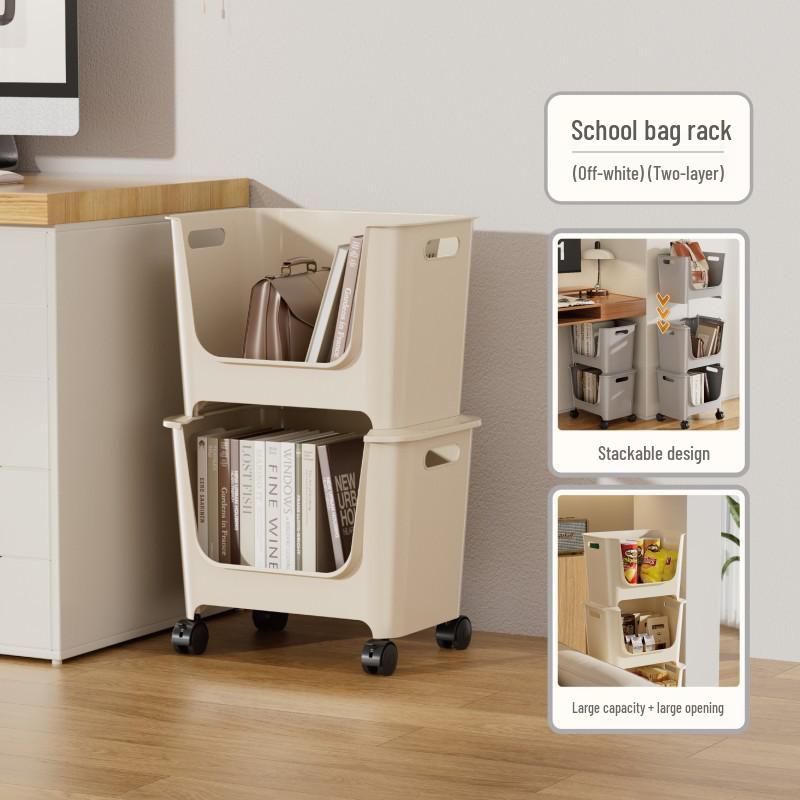 Многоярусные штабелируемые полки для хранения: Органайзер под стол на колесиках для закусок, напитков, игрушек и многого другого