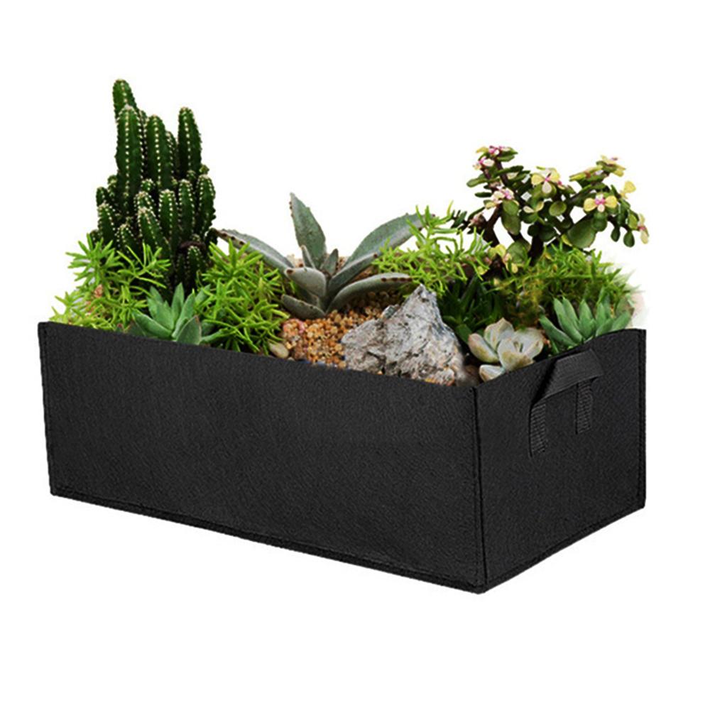 Квадратные тканевые мешки для выращивания растений Воздухопроницаемые горшки для растений с ручками Контейнеры для посадки цветов Сумка для выращивания овощей