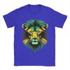 Jamaica Flag Lion Face T Shirt Summer Jamaica Lovers Tshirts Cotton Breathable Oversize Top Tees Short Sleeve Vintage Tops