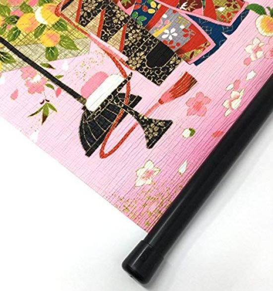 Kawasumi Washi Paper Pattern Yuzen Washi Tapestry Festival Gift Boxed All-Over (Girl's Seven-Tiered Dolls, 58x46cm)