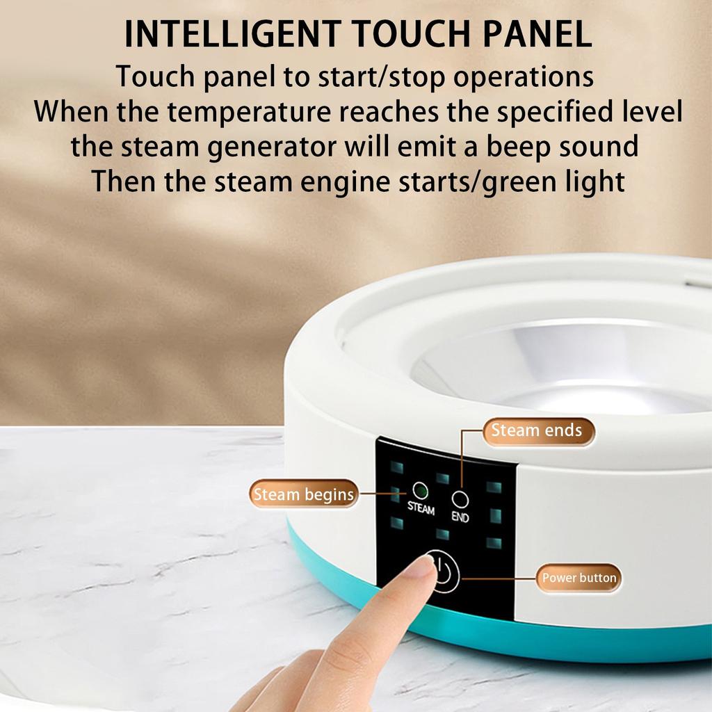 Electric Nail Soak Bowl Automatic Heating Nail Polish Remover Mild And Steam U V Gel Nail Polish Removal Home Nail Salon(blue)1pc