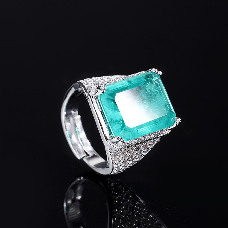 Sace Gems Классический медный сплав 12*16 мм циркониевое кольцо женские ювелирные изделия свадебный подарок для вечеринки