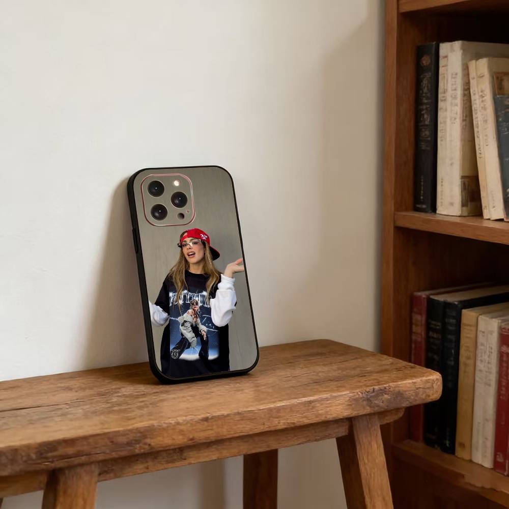 Чехол для телефона Tini Stoessel Singer для iPhone 17, 16, 15, 14, 13, 12, 11 Plus, Pro, магнитный с Magsafe, беспроводная зарядка