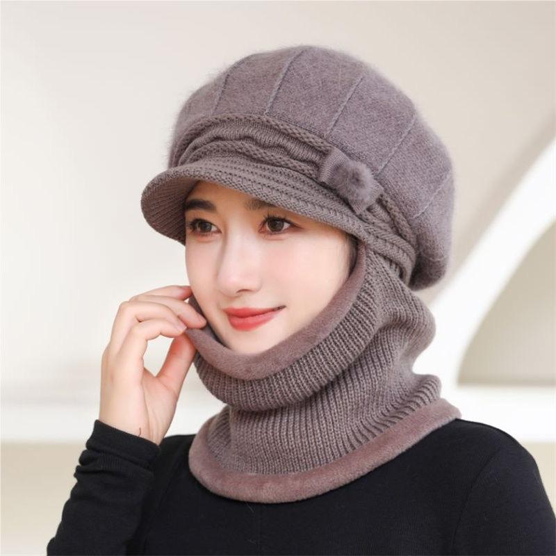 Новые женские зимние шапки с меховой подкладкой, сохраняющие тепло, женские ветрозащитные, утепленные, утепленные шапки-балаклавы