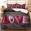 eBay three-piece 3D digital printing bedding quilt cover love sheets