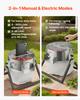 VEVOR Electric Bud Leaf Trimmer, 2-in-1 Manual & Electric, 370 mm Bud Trimmer with Sharp Stainless Steel Blades