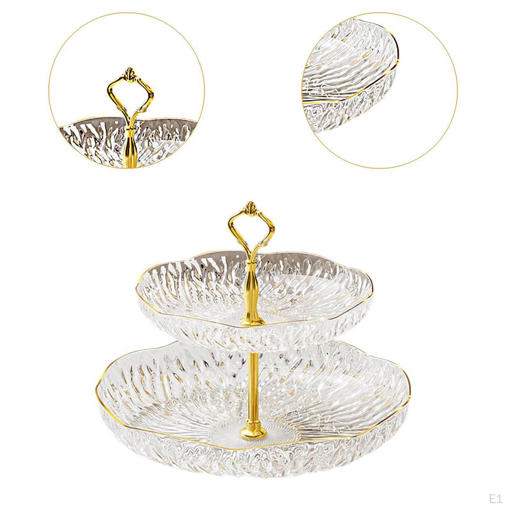 Fruit Plate Cupcake Stand Decorative Modern Dessert Cake Serving Platters for Party