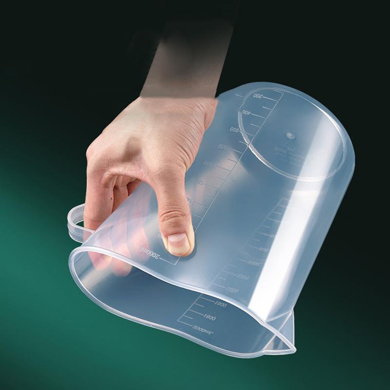 Мерный стакан с крышкой, специальное мерное ведро для магазина молочного чая, мерный стакан большой вместимости, прозрачный стакан, кухонные принадлежности для выпечки