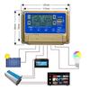 12V/24V 30A/40A/50A/60A High Definition LCD Large Digital Display Bluetooth WIFI Solar Charge Controller MPPT Controller Solar