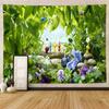 Pikmin 4 Funny Tapestry Decoration Bedroom Dormitory Background Cloth Holiday Home Party Living Room Club Cloth