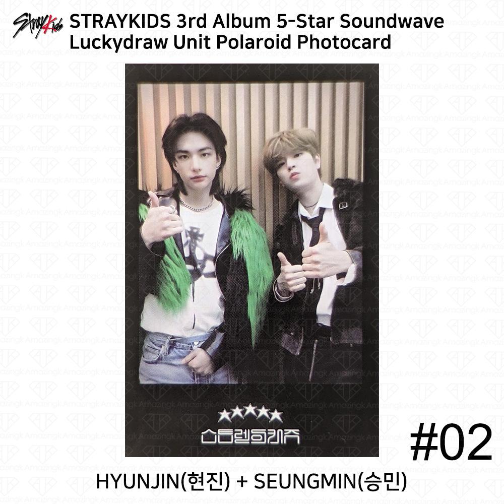 Stray Kids 3-й мини-альбом 5 Star Soundwave 1-я фотокарточка Luckydraw Polaroid
