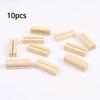 10pcs/set Wooden Business Card Holder Base, Solid Wood Desk Calendar Postcard Base, Calendar Card Note Holder, Wooden Product