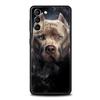 Pit Bull Lovely Pet Dog Pitbull Phone Case For Samsung Galaxy S24 S23 S22 5G S20 Ultra S21 FE S10 S9 Plus S10E S8 Lite 20 Cover