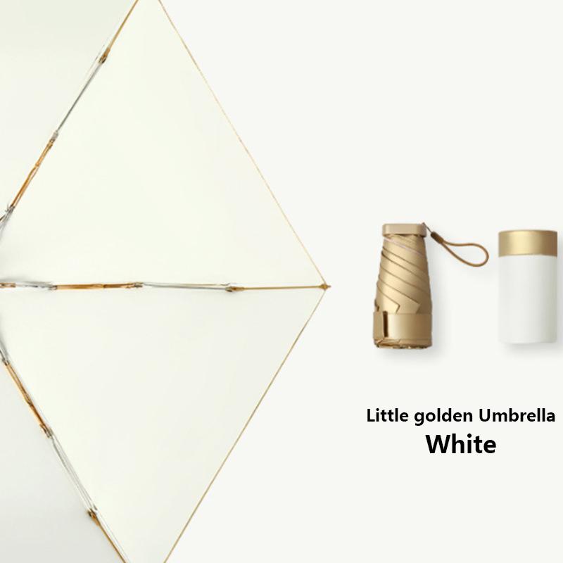 Мини-складной карманный зонт, модный женский портативный зонт от дождя и ультрафиолета, мужской зонтик, практичный праздничный подарок