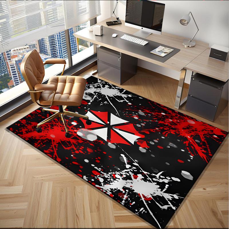 Umbrella Symbol Office Rug Chair Mat, Game Carpet, Suitable for Front Door, Bedroom, Living Room, Desk, Holiday Gift