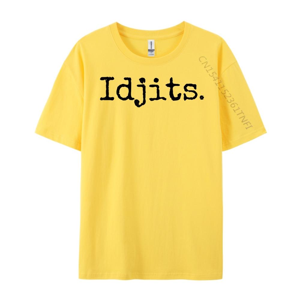 Idjits Southern Slang Redneck Idiot Slang Idjits Vintage T Shirt Unisex Short Sleeve Tee Vegan Brand Clothing