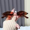 Женские солнцезащитные очки 2024 года с бриллиантовой металлической оправой малого размера – Идеальны для фото и позирования, Вдохновлены европейским и американским стилями