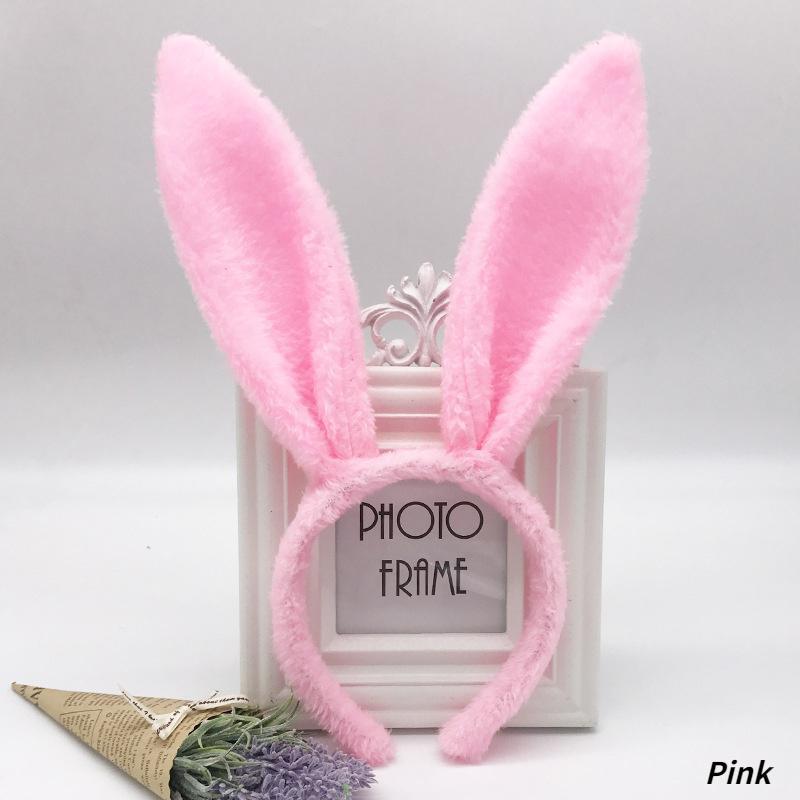 Милая пасхальная повязка на голову с ушками кролика для взрослых и детей, счастливый кролик, украшения для пасхальной вечеринки, сувениры для пасхальной вечеринки для детей, подарки