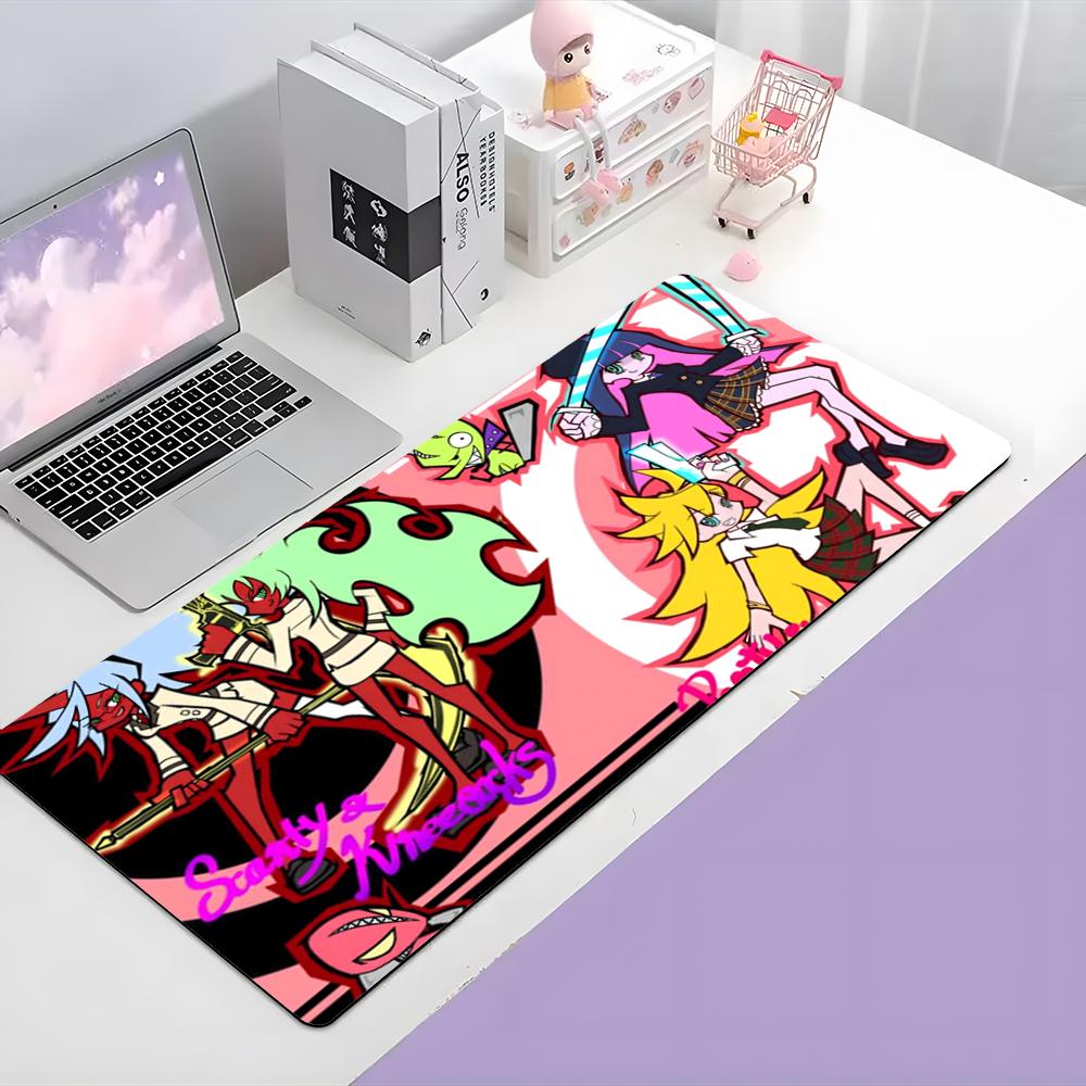 Funny Anime PPanty Stocking With Garterbelt Mouse Pad Large Gaming Mousepad With Thick Stitched Edge NonSlip Desk Mat