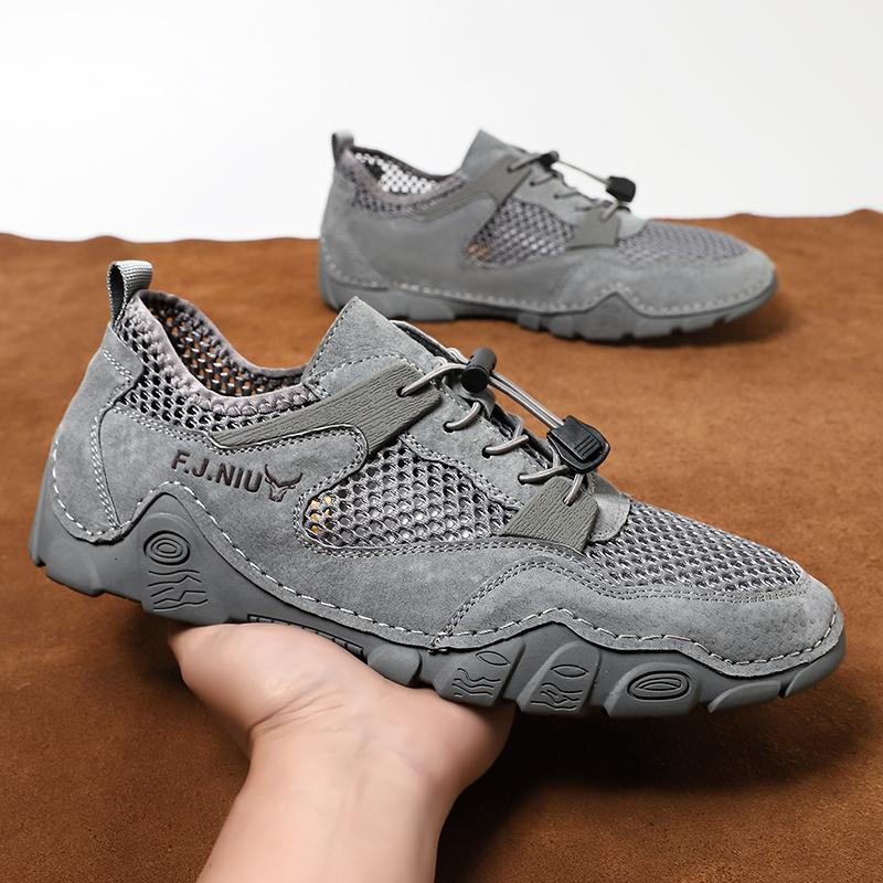 Summer Men's Casual Shoes Breathable Mesh Shoes Sneakers