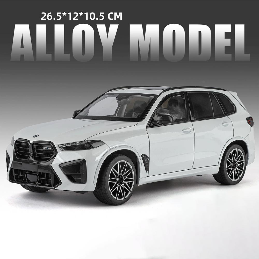1:18 Большой Размер X5M Модель Автомобиля Игрушка Металлический Кузов Резиновые Шины Скольжение Вперед Амортизация Модели Транспортных Средств Настольные Украшения