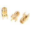 Innovative 2Pcs Rf Copper Connector Plug Socket Sma Female Jack Male Plug Adapter Solder Edge Pcb Straight Right Angle Mount